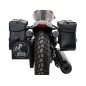 Hepco Becker 6277697 00 01 Set: Portaborse tubolare Cutout con borse in pelle Rugged nere per Indian Scout Bobber dal 2025