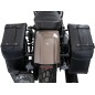 Hepco Becker 6277697 00 01 Set: Portaborse tubolare Cutout con borse in pelle Rugged nere per Indian Scout Bobber dal 2025