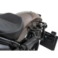 Hepco Becker 6277697 00 01 Set: Portaborse tubolare Cutout con borse in pelle Rugged nere per Indian Scout Bobber dal 2025