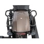 Hepco Becker 6277697 00 01 Set: Portaborse tubolare Cutout con borse in pelle Rugged nere per Indian Scout Bobber dal 2025