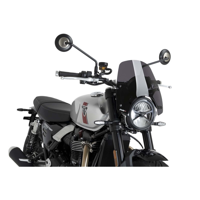 Puig Racing 22618 Cupolino Naked New Generation Sport Per Triumph Speed Twin 1200 Rs, 1200, 900