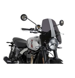 Puig Racing 22619 Cupolino Naked New Generation Touring Per Triumph Speed Twin 1200 Rs O 1200 Dal 2025 Fumé Scuro, Fumé Chiaro O