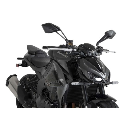 Puig Racing 22781 Spoiler D12 Per Kawasaki Z1100 Dal 2026 Carbon Look, Nero Opaco O Nero