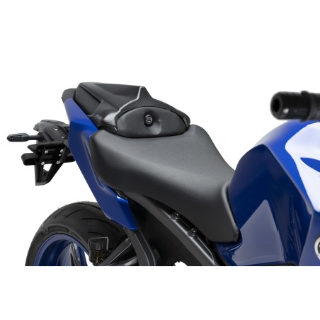 Puig Racing 22354 Cover Per Sedile Posteriore Yamaha Mt-09 Sp, Mt-09 850, Mt-09 850 Y-amt Carbon Look, Nero Opaco, Nero