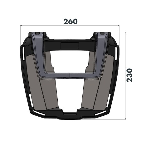 6616506 01 01 Hepco e Becker Portapacchi Easyrack nero per BMW R NINET URBAN G/S 2017