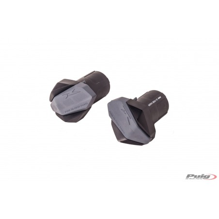 Puig Racing 1877N Tamponi Paratelaio Mod. R12 Nero Per Yamaha Yzf-r6 600 Dal 2003 Al 2004 E Dal 2005