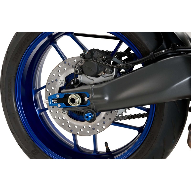 Puig Racing 21190 Tendicatena In Ergal Anodizzato Per Vari Modelli Yamaha