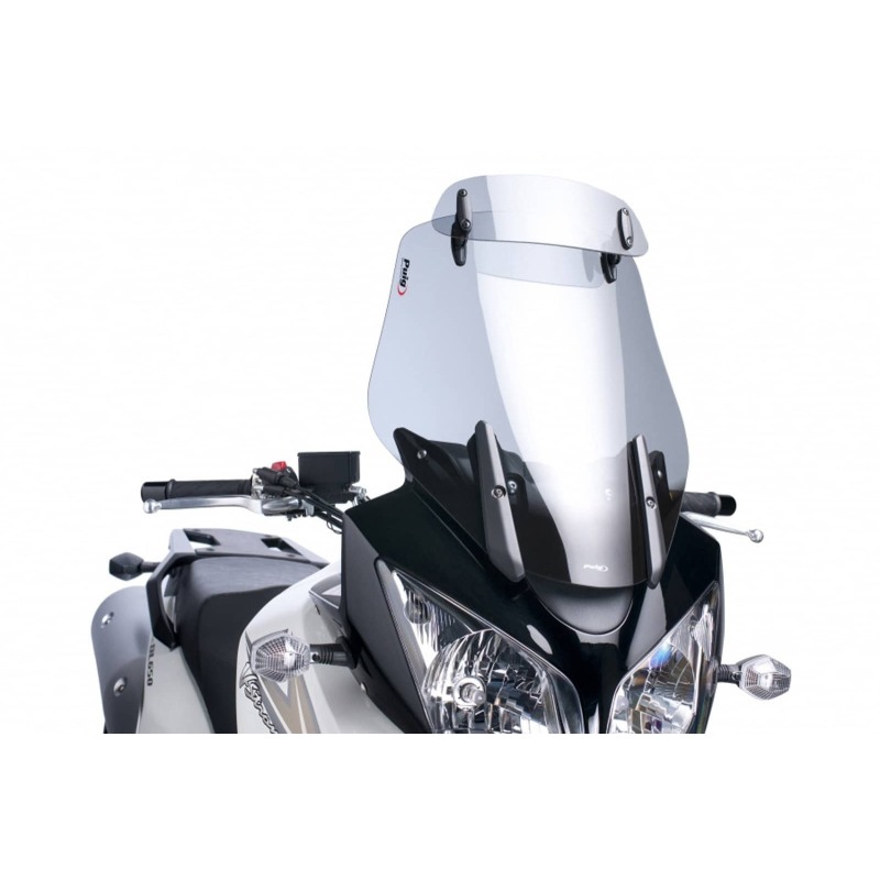 Puig Racing 5883H Cupolino Touring Con Visiera Fumé Chiaro Per Suzuki Dl V-strom 650 2004-2006 E 2007-2011