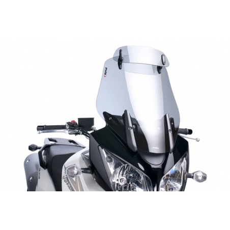 Puig Racing 5883H Cupolino Touring Con Visiera Fumé Chiaro Per Suzuki Dl V-strom 650 2004-2006 E 2007-2011
