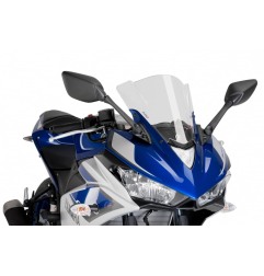 Puig Racing 7649W Cupolino Z-racing Trasparente Per Yamaha Yzf-r3 Dal 2015 Al 2018