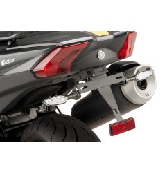 Puig Racing 9468N Portatarga Nero Per Yamaha T-max 530 Dx Dal 2017 Al 2019