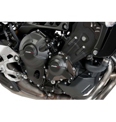 Puig Racing 20128N Protezione Carter Motore Nera Per Yamaha Mt-09 850 Dal 2013 Al 2016