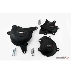 Puig Racing 21517N Protezione Carter Motore Track Per Campionato Nera Per Suzuki Gsx-r 1000 Dal 2017 Al 2021