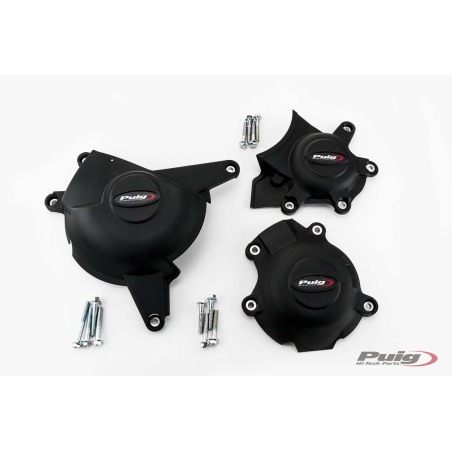 Puig Racing 21517N Protezione Carter Motore Track Per Campionato Nera Per Suzuki Gsx-r 1000 Dal 2017 Al 2021