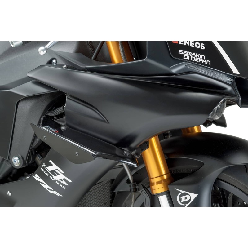 Puig Racing 9766 Spoiler Laterale Downforce Sport Per Yamaha Yzf-r1 1000 Dal 2015 Al 2016