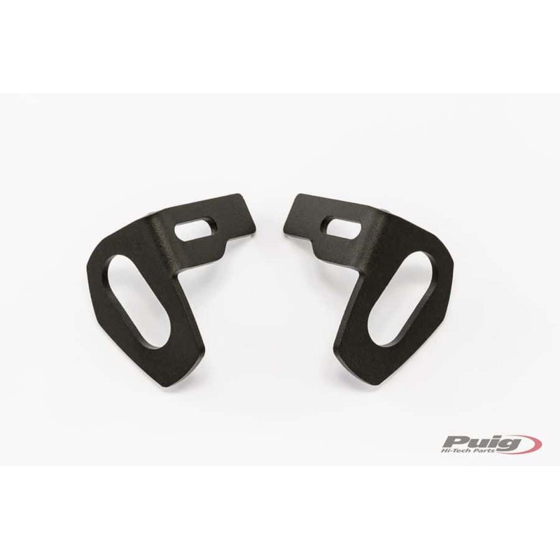 Puig Racing 9325N Supporti Frecce Oem Portatarga Neri Per Suzuki Gsx-s 1000 Dal 2018 Al 2020
