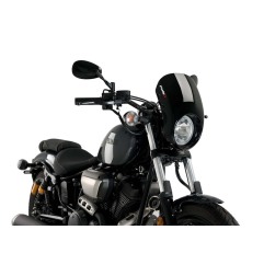 Puig Racing 21094N Cupolino Semicarenato Anarchy Nero Per Yamaha Xv950/r Dal 2014 Al 2016