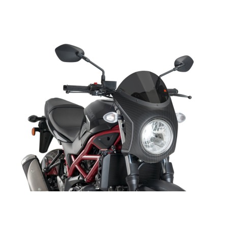 Puig Racing 3170 Cupolino Semicarenato Per Suzuki Sv 650 Dal 2016 Al 2021