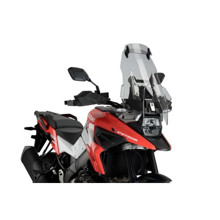 Puig Racing 20412H Cupolino Touring Con Visiera Fumé Chiaro Per Suzuki Dl V-strom 1050 Dal 2020 Al 2022