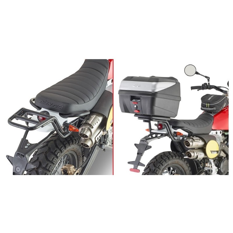 Kappa KR9150 attacco per bauletto monolock per Fantic Caballeto Scrambler 125-250-500 dal 2018