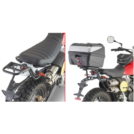 Kappa KR9150 attacco per bauletto monolock per Fantic Caballeto Scrambler 125-250-500 dal 2018