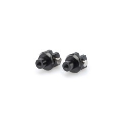 Puig Racing 6455N Adattatori Poggiapiedi Fissi Conducente Neri Per Yamaha Fz1 1000 Dal 2006 Al 2015