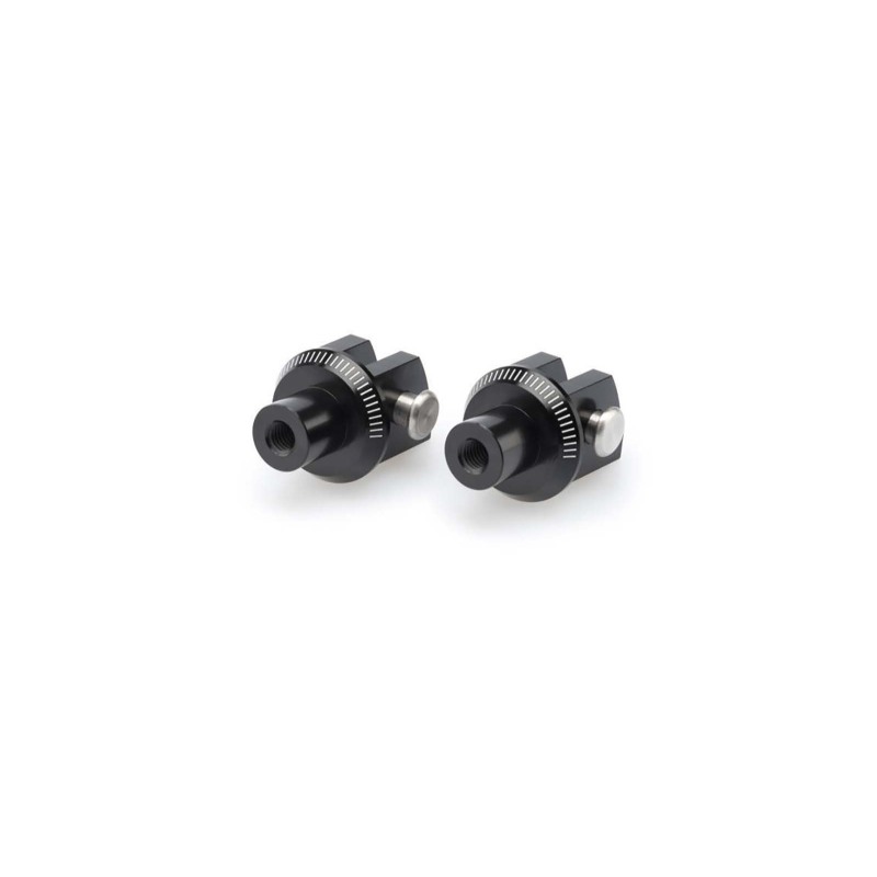Puig Racing 6455N Adattatori Poggiapiedi Fissi Conducente Neri Per Yamaha Fz1 1000 Dal 2006 Al 2015