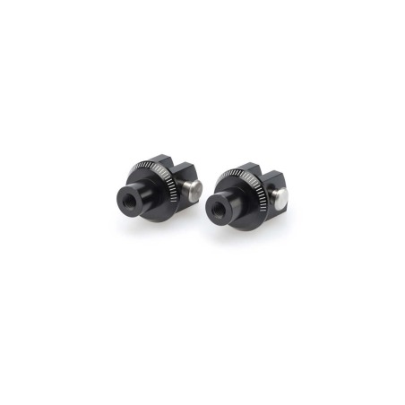 Puig Racing 6455N Adattatori Poggiapiedi Fissi Conducente Neri Per Yamaha Fz1 1000 Dal 2006 Al 2015