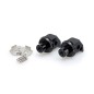 Puig Racing 7277N Adattatori Poggiapiedi Fissi Passeggero Neri Per Triumph Tiger 800 Dal 2011 Al 2014