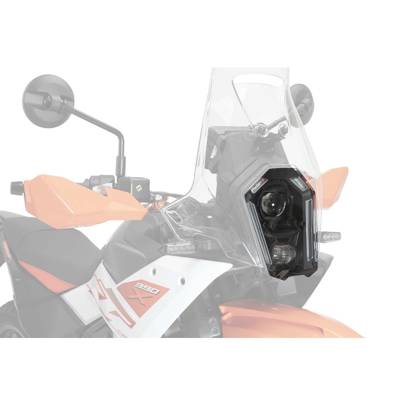 Puig Racing 23023W Protezione Faro Trasparente In Policarbonato Per Ktm 390 Adventure R Dal 2025 Al 2026