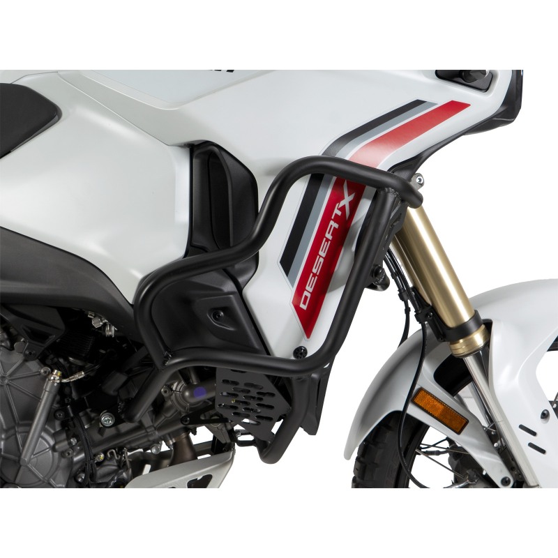 Hepco e Becker Protezione Serbatoio Solid Nera Per Ducati Desert X V2 Dal 2026