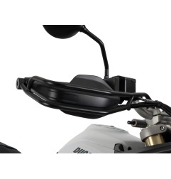 Hepco e Becker 42127718 00 01 Protezione Paramani Nera Per Ducati Desert X V2 Dal 2026, Set Sinistra E Destra, Acciaio Tubolare