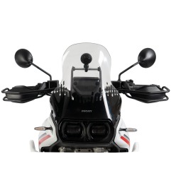 Hepco e Becker 42127718 00 01 Protezione Paramani Nera Per Ducati Desert X V2 Dal 2026, Set Sinistra E Destra, Acciaio Tubolare