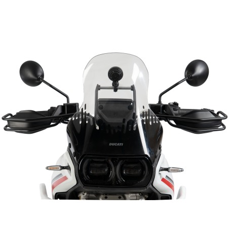 Hepco e Becker 42127718 00 01 Protezione Paramani Nera Per Ducati Desert X V2 Dal 2026, Set Sinistra E Destra, Acciaio Tubolare