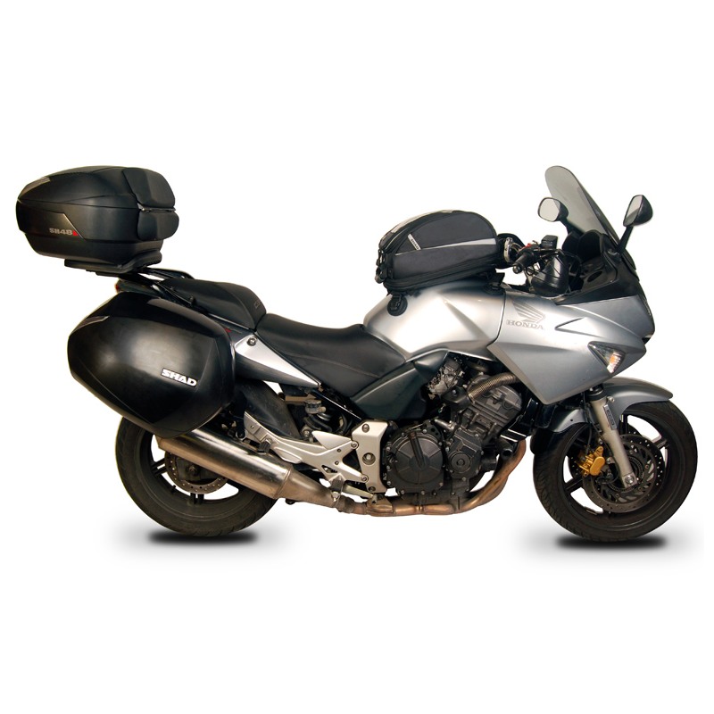 Shad H0CF67IF Portavaligie Laterale 3P System Per Honda CBF 600 S/N Dal 2004 Al 2012 E CBF 500 Dal 2004 Al 2010