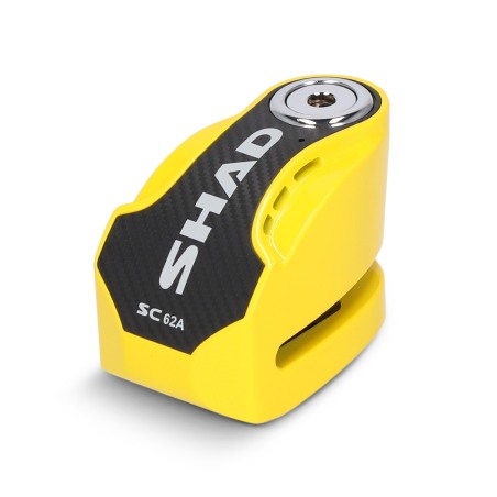 Shad C0S6213A blocca disco con allarme SC62A giallo