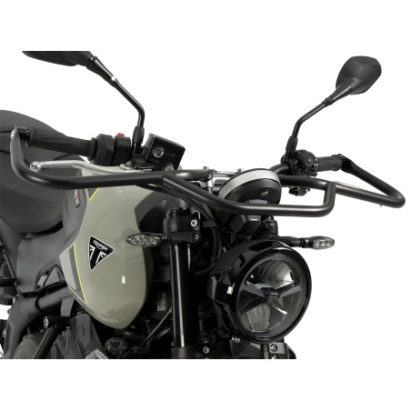 Hepco e Becker Protezione Anteriore Nera Per Triumph Trident 660 Dal 2026
