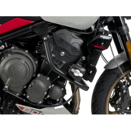Hepco e Becker Paramotore Con Piastra Di Protezione, Nero Per Triumph Trident 800 Dal 2026