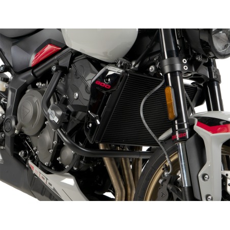 Hepco e Becker Paramotore Con Piastra Di Protezione, Nero Per Triumph Trident 800 Dal 2026