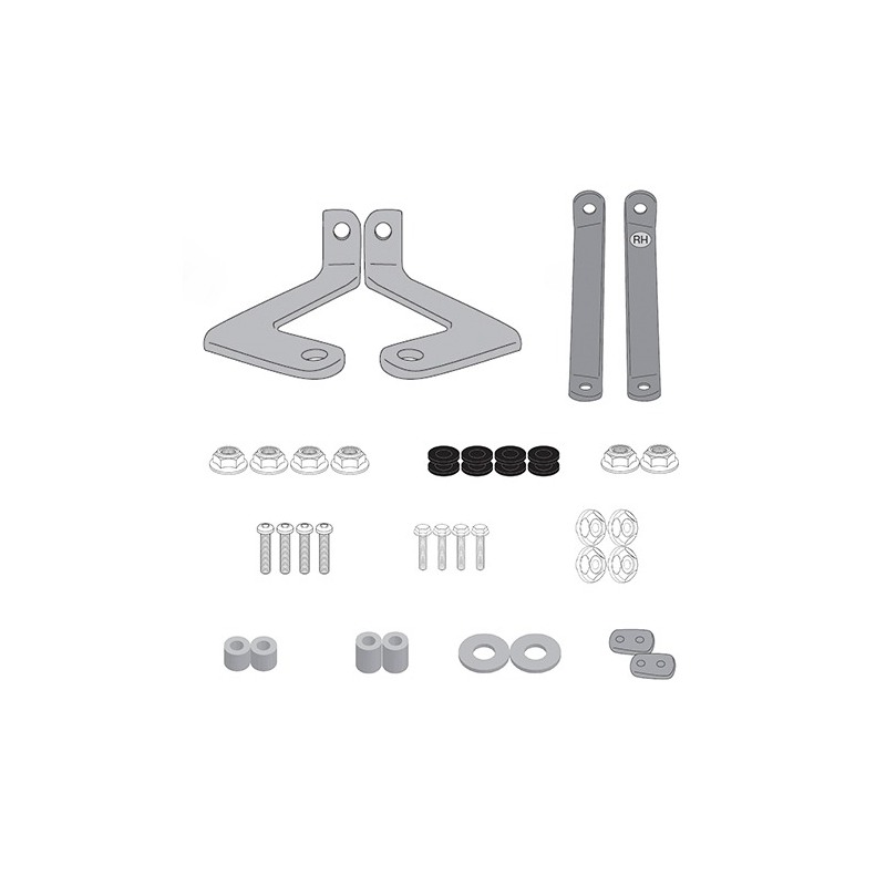 Givi A6130A Kit attacchi parabrezza 440A 441A per Kymco Agility S 125 dal 2022