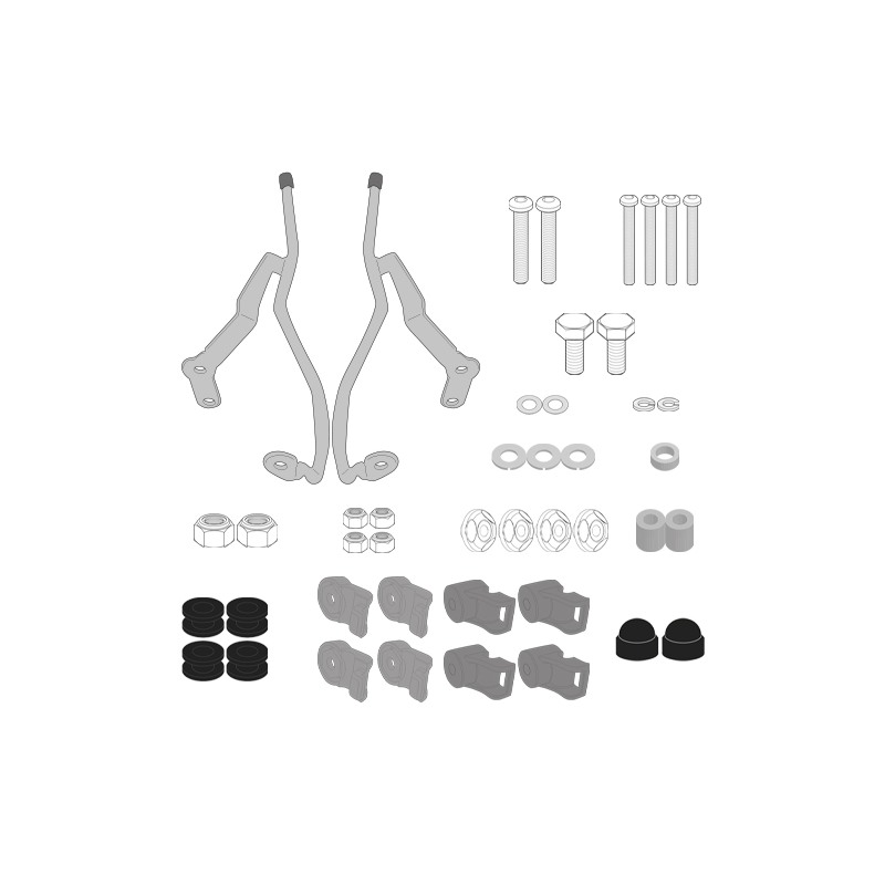 Kappa A7074AK Attacco parabrezza per SYM BWT 125 E5+ dal 2026 Kappa A7074AK Attacco parabrezza per SYM BWT 125 E5+ dal 2026