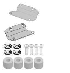 Givi 1185KIT Kit montaggio TE1185 senza 1185FZ per Honda CB 650 R dal 2021