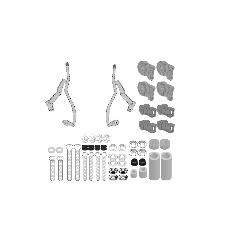 Givi A7064A attacchi per parabrezza 7057A Sym Symphony 125 2021 Givi A7064A attacchi per parabrezza 7057A Sym Symphony 125 2021