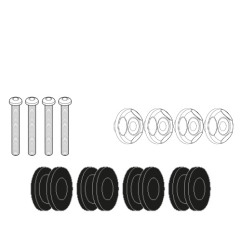 Givi D2153KIT attacchi parabrezza 2153DT Yamaha N-Max 125 - 155 dal 2021