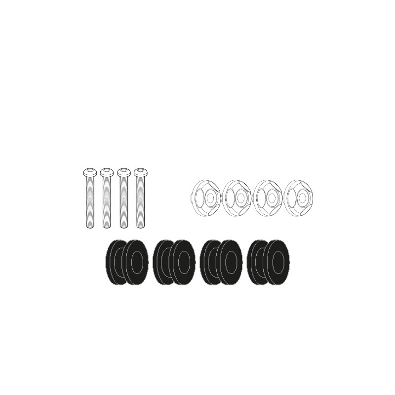 Givi D2153KIT attacchi parabrezza 2153DT Yamaha N-Max 125 - 155 dal 2021 Givi D2153KIT attacchi parabrezza 2153DT Yamaha N-Max 125 - 155 dal 2021