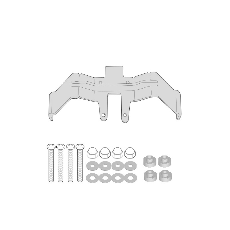 Givi 3110KIT kit per montare telaietti laterali senza supporto bauletto per Suzuki GSX S1000 Givi 3110KIT kit per montare telaietti laterali senza supporto bauletto per Suzuki GSX S1000