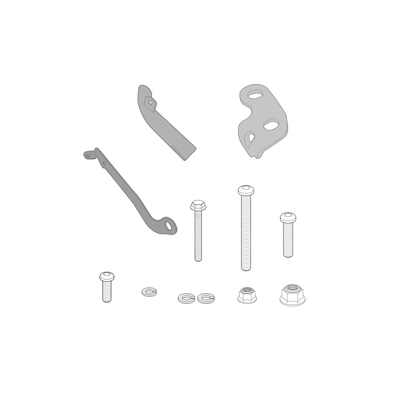 Givi PL1121KIT Kit attacchi PL1121/PLX/PLCAM su Honda HONDA CB500X 17-18 Givi PL1121KIT Kit attacchi PL1121/PLX/PLCAM su Honda HONDA CB500X 17-18