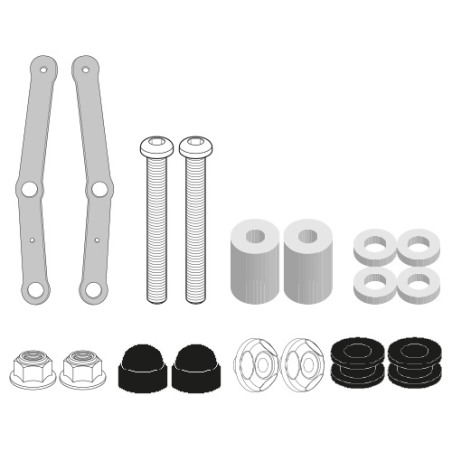 Givi D9259KIT attacchi parabrezza alto 9259DT per Voge SR1 dal 2023
