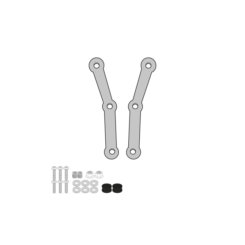Kit Attacchi Givi D6125KIT Parabrezza per Kymco SkyTown 125 dal 2024 Kit Attacchi Givi D6125KIT Parabrezza per Kymco SkyTown 125 dal 2024