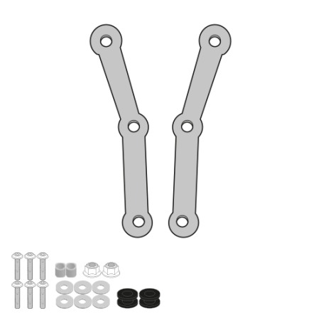 Kit Attacchi Givi D6125KIT Parabrezza per Kymco SkyTown 125 dal 2024